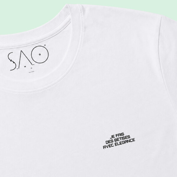 T shirt enfant KARMA - Je Fais Des Bêtises avec élégance vue 2